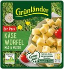 Käsescheiben oder Käsewürfel Angebote von Grünländer bei REWE Erfurt für 1,59 €