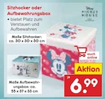 Sitzhocker oder Aufbewahrungsbox Angebote von Disney bei Netto Marken-Discount Bottrop für 6,99 €