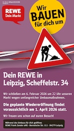 REWE Prospekt für Leipzig mit 34 Seiten REWE Prospekt "Dein Markt" für Leipzig, 34 Seiten, 02.02.2026 - 07.02.2026