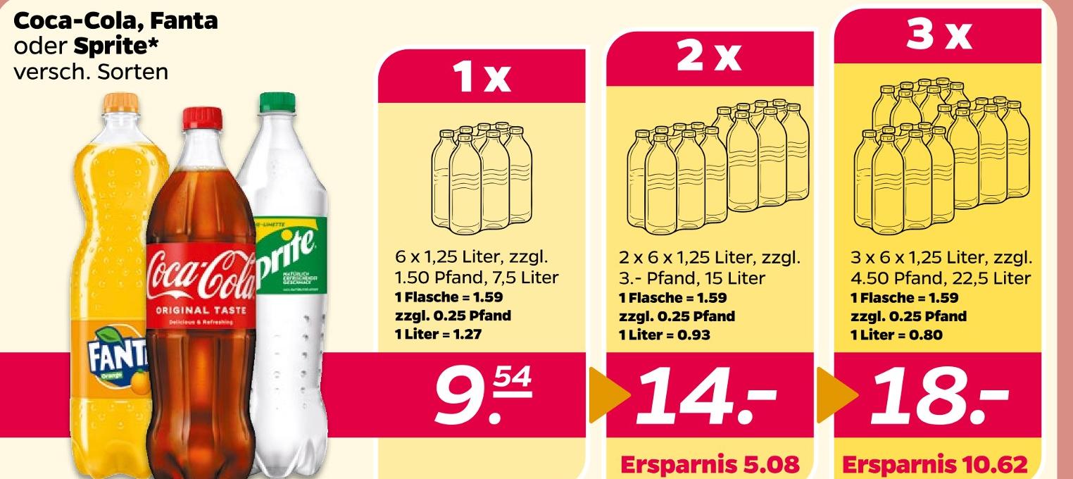 Coca-Cola, Fanta oder Sprite