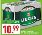 Pils oder Mix-Bier Angebote von Beck's bei Marktkauf Ahlen für 10,99 €