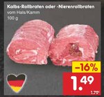 Kalbs-Rollbraten oder -Nierenrollbraten bei Netto Marken-Discount im Kemnath Prospekt für 1,49 €