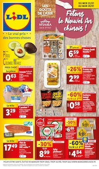 Prospectus Lidl à Saint-Brice-Courcelles, "Fêtons le Nouvel An chinois !", 76 pages de promos valables du 22/01/2025 au 28/01/2025