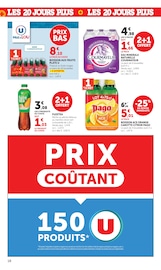 Promos Eau Minérale dans le catalogue "SUPER U" de Super U Eau Minérale en promo dans le catalogue Super U à la page 18