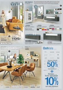 Sofa im Ostermann Prospekt "Einrichten mit den besten Marken - Neue Möbel wirken Wunder" mit 12 Seiten (Bottrop)