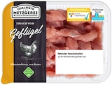 Frisches Hähnchen-Geschnetzeltes Angebote von Qualitäts Metzgerei Wilhelm Brandenburg bei REWE Göppingen für 5,55 €