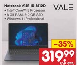 Notebook V15E-I5-8512D Angebote von VALE bei Netto Marken-Discount Hilden für 319,99 €