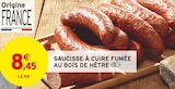 SAUCISSE À CUIRE FUMÉE AU BOIS DE HÊTRE à Intermarché dans Montreux-Jeune