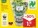 Bio Kräutertopf Angebote von BioBio bei Netto Marken-Discount Homburg für 1,11 €