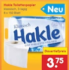 Toilettenpapier Angebote von Hakle bei Netto Marken-Discount Kassel für 3,75 €