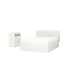 Schlafzimmermöbel 2er-Set weiß 140x200 cm im IKEA Prospekt zum Preis von 408,99 €