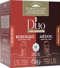 Duo à déguster AOC Bordeaux / AOC Médoc - CLUB DES SOMMELIERS à 12,55 € dans le catalogue Géant Casino