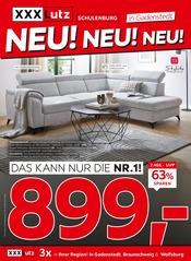 Aktueller XXXLutz Möbelhäuser Prospekt mit Wohnlandschaft, "NEU! NEU! NEU!", Seite 1