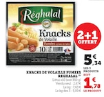 Knacks de Volaille Fumées - Réghalal dans le catalogue Super U