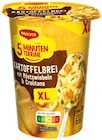 5 Minuten Terrine XL Kartoffelbrei von Maggi für 1,19 € bei REWE im Angebot 5 Minuten Terrine XL Kartoffelbrei von Maggi im aktuellen REWE Prospekt