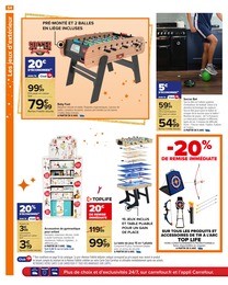 Prix et réduction Baby-Foot dans le prospectus Carrefour en cours Offre Baby-Foot dans le catalogue Carrefour du moment à la page 54