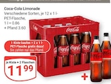 Aktuelle Coca Cola Angebote bei GLOBUS in Erlangen Aktuelles Limonade Angebot bei GLOBUS in Erlangen ab 11,99 €
