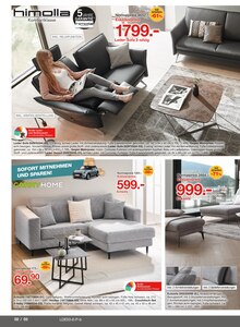 Ecksofa im Möbelzentrum Pforzheim Prospekt "WOHNTRÄUME ERFÜLLEN. TRAUMREISE GEWINNEN." mit 20 Seiten (Stuttgart)