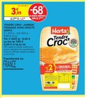 Tendre Croc' Jambon Fromage Sans Croûte - Herta dans le catalogue Intermarché Hyper