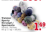 Sporty Strumpf-/Sportwolle im Angebot bei E center in Oberursel Sporty Strumpf-/Sportwolle Angebote von Twister bei E center Oberursel für 1,49 €