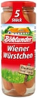 Geflügel-Wiener oder Wiener Würstchen Angebote von Böklunder bei REWE Weinheim für 2,49 €