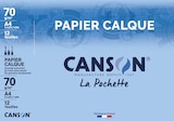 Canson - Pochette papier calque - 12 feuilles - A4 - 70 gr - édition artiste manga - CANSON - Bureau Vallée Canson - Pochette papier calque - 12 feuilles - A4 - 70 gr - édition artiste manga - CANSON à 2,49 € dans le catalogue Bureau Vallée