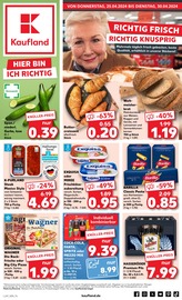 Aktueller Kaufland Supermarkt Prospekt in Lübbenau und Umgebung, "Aktuelle Angebote" mit 44 Seiten, 25.04.2024 - 30.04.2024