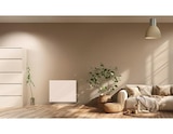 Radiateur électrique à inertie sèche cœur de céramique blanc "Loxy" 1000 W en promo chez Brico Dépôt Nîmes à 79,00 €