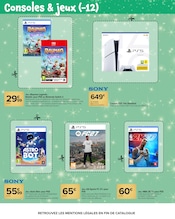 Promos Console PS5 dans le catalogue "Prêt à jouer avec Nous?" de Carrefour Console PS5 en promo dans le catalogue Carrefour à la page 110