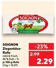 Ziegenkäse-Rolle Angebote von SOIGNON bei Kaufland Haltern am See für 2,29 €