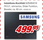 Induktions-Kochfeld NZ64B4016 FK/U1 bei Möbel AS im Landau Prospekt für 499,95 €