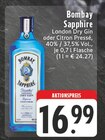 Bombay Sapphire Angebote von Bombay Sapphire bei EDEKA Erftstadt für 16,99 €