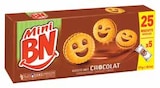 Mini biscuits fourrés goût chocolat - BN dans le catalogue Intermarché