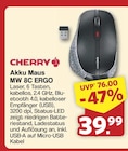 Akku Maus MW 8C ERGO von Cherry für 39,99 € bei famila Nordwest im Angebot Akku Maus MW 8C ERGO von Cherry im aktuellen famila Nordwest Prospekt