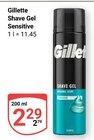 Shave Gel Sensitive Angebote von Gillette bei GLOBUS Rostock für 2,29 €