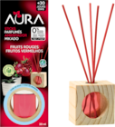 DÉSODORISANT DIFFUSEUR BÂTONNETS FRUITS ROUGES AURA - CRISTALINAS - Auchan Hypermarché à Créteil DÉSODORISANT DIFFUSEUR BÂTONNETS FRUITS ROUGES AURA - CRISTALINAS en promo chez Auchan Hypermarché Créteil à 3,29 €
