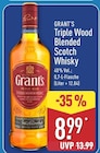 Triple Wood Blended Scotch Whisky im ALDI Nord Prospekt Triple Wood Blended Scotch Whisky von Grant's im aktuellen ALDI Nord Prospekt für 8,99 €