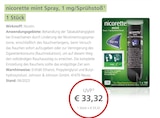 mint Spray, 1 mg/Sprühstoß bei LINDA im Heilbronn Prospekt für 33,32 €