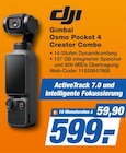Osmo Pocket 4 Creator Combo bei expert im Bad Kötzting Prospekt für 599,00 €