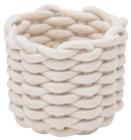 Panier de rangement en corde rond en promo chez B&M Panier de rangement en corde rond dans le catalogue B&M