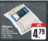 Aktuelles Grillbratwurst Angebot bei nah und gut in Nürnberg ab 4,79 €