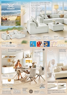 Sofa im Ostermann Prospekt "77 Jahre Ostermann – Das Jubiläum" mit 16 Seiten (Düsseldorf)
