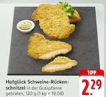 Schweine-Rückenschnitzel bei EDEKA im Königsfeld Prospekt für 2,29 €