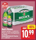 Pilsener im Angebot bei WEZ in Bad Salzuflen Pilsener Angebote von Beck's bei WEZ Bad Salzuflen für 10,99 €