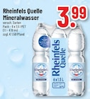 Mineralwasser von Rheinfels Quelle im aktuellen Trinkgut Prospekt