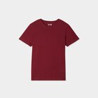 T-shirt en coton manches courtes bordeaux garçon en promo chez La Halle T-shirt en coton manches courtes bordeaux garçon dans le catalogue La Halle