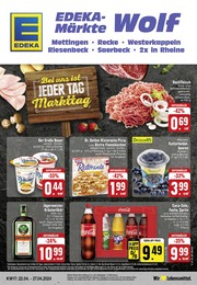 EDEKA Prospekt: "Aktuelle Angebote", 24 Seiten, 22.04.2024 - 27.04.2024