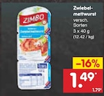Zwiebemettwurst von Zimbo im aktuellen Netto Marken-Discount Prospekt für 1,49 €