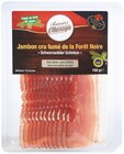 Jambon cru fumé de la Forêt Noire IGP - SAVEURS D'ALLEMAGNE - Intermarché à Nancy Jambon cru fumé de la Forêt Noire IGP - SAVEURS D'ALLEMAGNE en promo chez Intermarché Nancy à 2,85 €