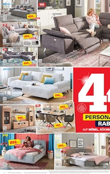 Sofa im Höffner Prospekt "44% PERSONAL-KAUF RABATT" mit 4 Seiten (Potsdam)